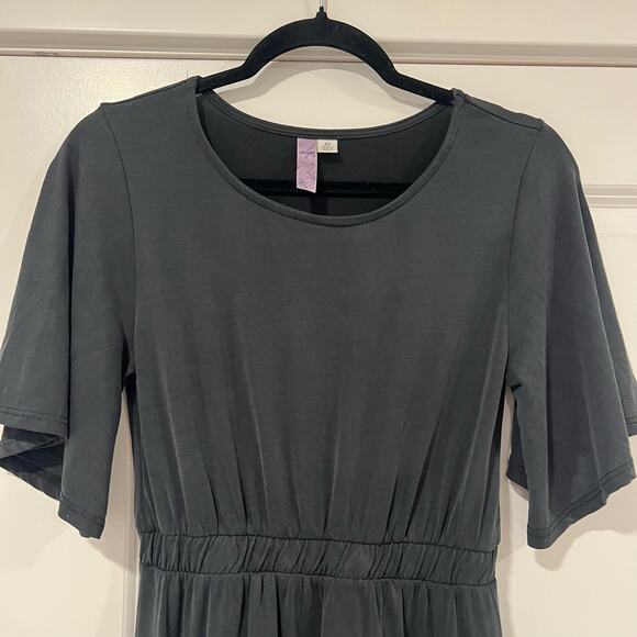 Francescas Alya Women's Crewneck Short Sleeeve Mini Dress Black Size XS - Picture 3 of 9